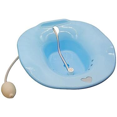 Imagem de Bacia Bidê Portátil para Banho de Assento - UN - Azul - Longevitech (Azul)