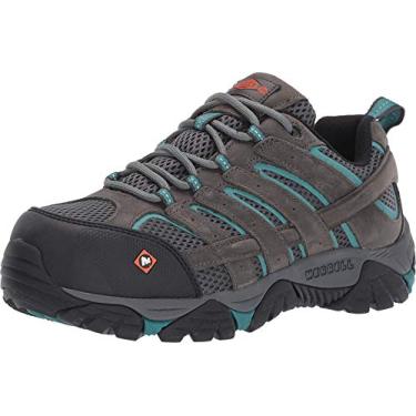 Imagem de Merrell Tênis de trabalho feminino Moab Vertex Vent Comp Toe, estanho, 37