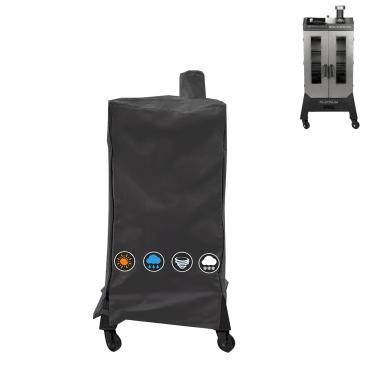 Imagem de Rsipelsk Smoker Grill Cover for Pit Boss Platinum Brunswick Wood Pellet Vertical Smoker, 49" Heavy Duty Waterproof Grill Cover, Zipper Design, Black