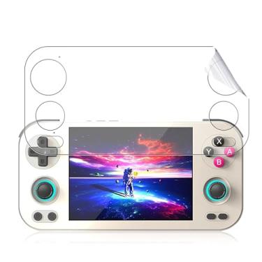 Imagem de NOUKAJU [1 unidade] Protetor de tela para console de jogos RG476H, película protetora HD, dureza 6h, arranhões, anti-impressão digital, película protetora para console de jogos portátil retrô Anbernic