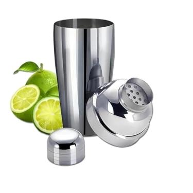 Imagem de Coqueteleira Inox 750ml com Filtro – Perfeita para Drinks, Caipirinhas e Shakes com Estilo Profissional