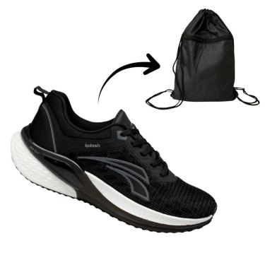 Imagem de tenis masculino kolosh kit esportivo ultraleve preto