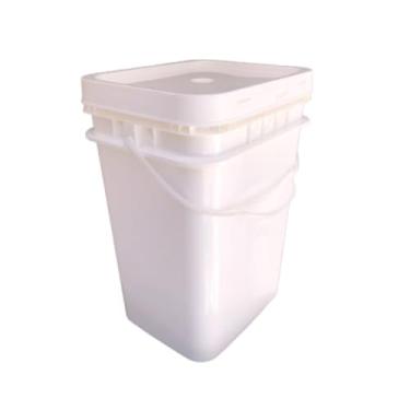 Imagem de Balde Plástico 20 Litros Para Armazenar Ração 1 Und