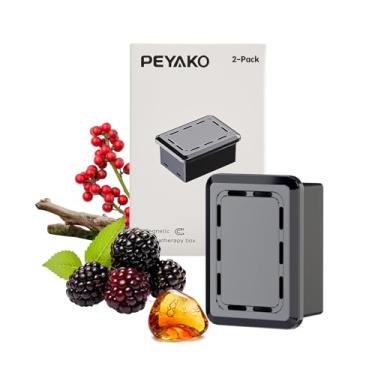 Imagem de PEYAKO Aromatizador de ar para carro, pacote com 2, difusor magnético sólido de aromaterapia, fragrância de 60 dias de longa duração, aromatizador de ar para homens/mulheres, especificamente para
