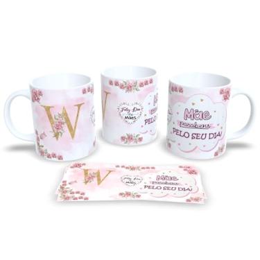 Imagem de Caneca Alfabeto dia das Mães Cada Letra é Um Carinho Para a Sua Mãe (W)