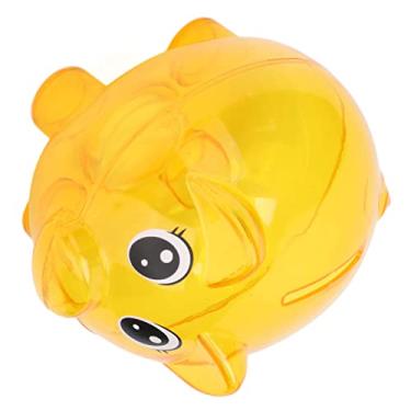 Imagem de YOUTHINK Caixa de Poupança de Dinheiro de Plástico Transparente, Cofrinho Em Forma de Porco Não Quebrável para Crianças, Ideal para Ensinar Diversão de Poupança (#11)
