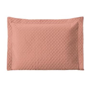Imagem de Kit 2 Porta Travesseiro 70X50 Matelado com Debrum – Capa Protetora Sofisticada, Lavável, Antialérgico,Decoração Quarto Elegante (Rosê)