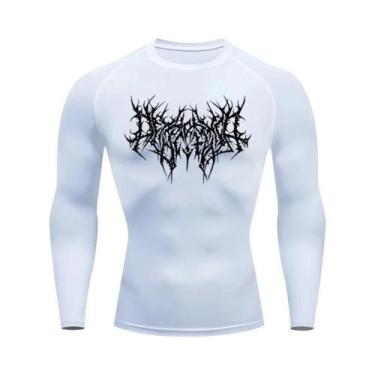 Imagem de Camiseta De Compressão Masculina De Secagem Rápida Para Fitness E Corr