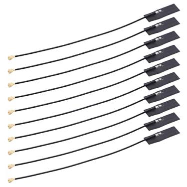 Imagem de Antena WIFI interna de 2,4 GHz de alto ganho flexível FPC Soft Board Antena com conector IPEX para monitoramento sem fio de dispositivos domésticos inteligentes, pacote com 10