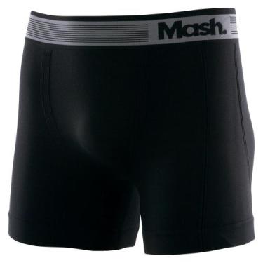 Imagem de Cueca boxer mash 710.01 sem costura, M, Preto