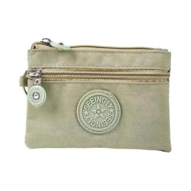 Imagem de Carteira Unissex De Lona À Prova D'água Com Porta-chaves, Porta-cartõe