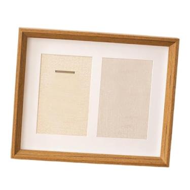 Imagem de IEUDNS Expositor de Medalhas Versátil em Madeira, Caixa de Exibição para Medalhas, Patches e Medalhas de Premiação de Ginástica e Corrida, Madeira