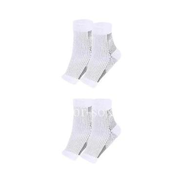 Imagem de Meias De Compressão Para Suporte De Tornozelo, 2 Pares, Design De Dedo