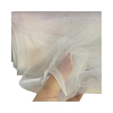 Imagem de Tecido De Tule Com Lantejoulas Azul E Vermelho Para Roupas Infantis, V