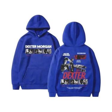 Imagem de Moletom Masculino Retrô Solto E Quente, Estilo Esportivo Moderno, Dext