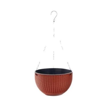 Imagem de Vaso De Plástico Suspenso Estilo Europeu Com Padrão De Favo De Mel Imi