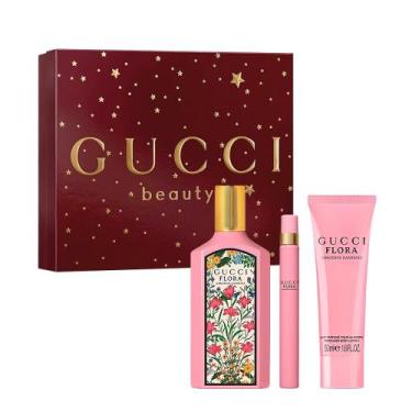 Imagem de Kit Gucci Flora Gorgeous Gardenia Feminino - Edp 100ml + 10ml + Bl 50m