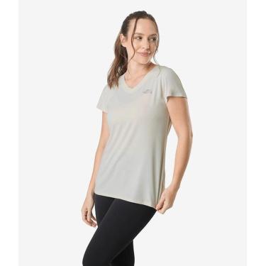 Imagem de CAMISETA THE NORTH FACE FEMININA HYPER TEE V NECK OFF WHITE-Feminino