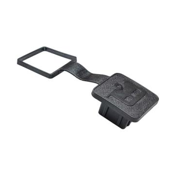 Imagem de Autekcomma Capa universal de engate de reboque de 5 cm, inserção de plugue de tubo receptor de borracha, serve para engates classe 3/4/5 para caminhões, SUVs e trailers. Protege contra sujeira e