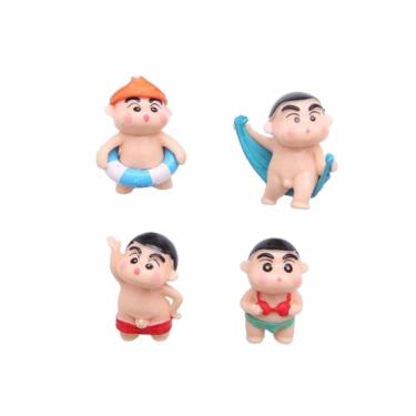 Imagem de Imãs de geladeira, 4 unidades/lote de lápis de cor Shins chans Anime para crianças