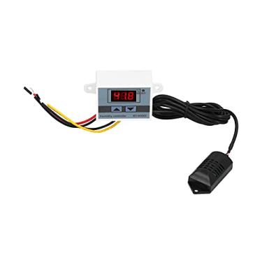 Imagem de Acouto Módulo Controlador de Umidade Digital Com Display LED e Sensor Higrômetro para Medição Precisa de 0-99%, Controle de Potência de 240W