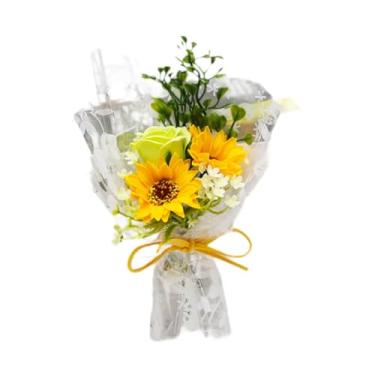 Imagem de Generic Buquê de Sabonetes, Buquês de Flores de Sabonete, Decoração de Casamento, Flores Artificiais para o Dia dos Namorados, Claro