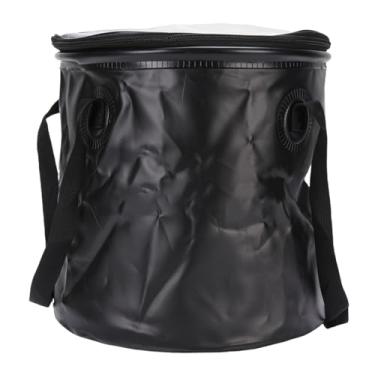 Imagem de Balde de água dobrável Lavatório portátil para acampamento 20L Recipiente de água dobrável de grande capacidade para acampamento, caminhada, viagem ao ar livre, pesca, jardinagem,