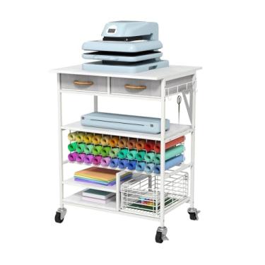 Imagem de Hadulcet Mesa de prensa térmica - Suporte para máquina de transferência de calor compatível com Cricut