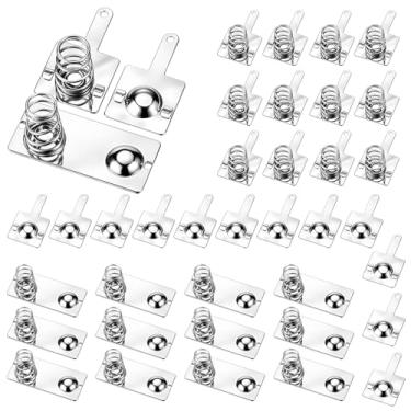 Imagem de Thinp 12 pares de molas de bateria, pilhas AA de contatos de baterias negativas a positivas de conversão de mola de contato, substituição de mola para carregador de bateria de controle remoto (12 x 12