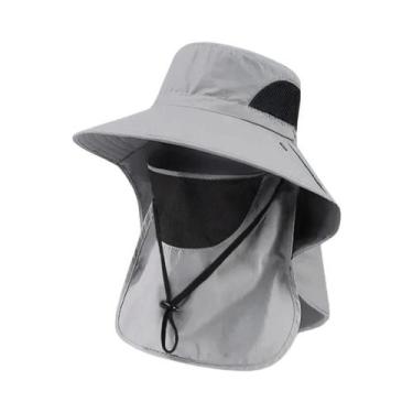 Imagem de Chapéu Bucket Unissex Com Proteção UV E Aba Para Pescoço Para Atividad