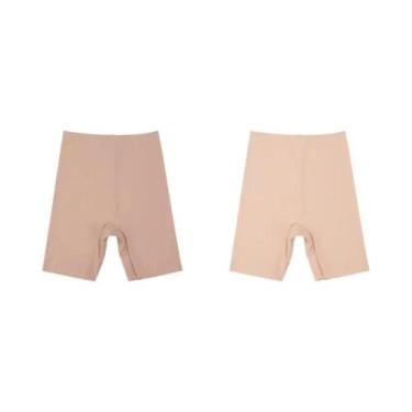 Imagem de Calcinhas Longas Sem Costura De Cintura Alta Para Mulheres Confortávei