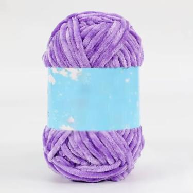 Imagem de Fio de Chenille Macio Super Grosso para Crochê Tecelagem Tricô Arte Manual Amigurumi Premium Confortável e Quente Projetos Cobertores Roupas Cachecóis