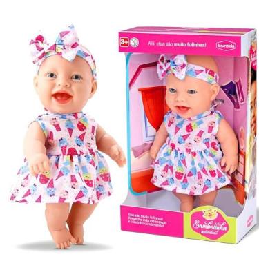 Imagem de Boneca Bambolinha Bebê Reborn 23cm em Vinil Presente Meninas Toda Arti