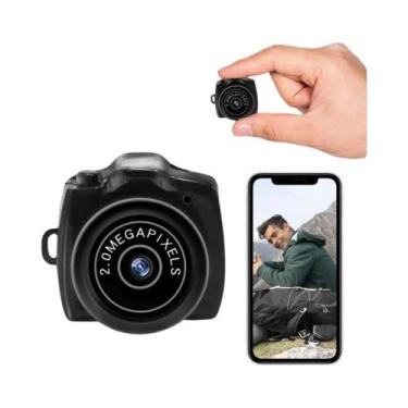 Imagem de Câmera Mini HD 1080P Portátil Retro Gravador De Vídeo Com Tela, Lâmpad