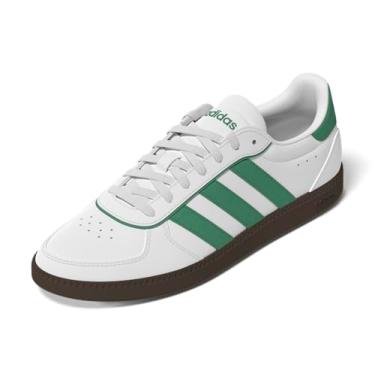 Imagem de adidas Tênis feminino Breaknet Sleek, Branco/verde semicorte/chiclete, 40