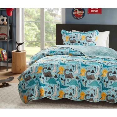 Imagem de Cobre Leito Solteiro Colcha Meninos 2 Peças Matelado Mix - Corttex, Di