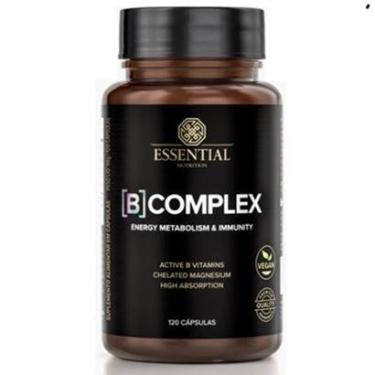Imagem de B Complex + Magnésio Vitaminas 120 Capsulas Essential-Unissex