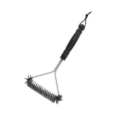 Imagem de Escova de Limpeza para Churrasco em Aço Inoxidável - Acessórios Antiad