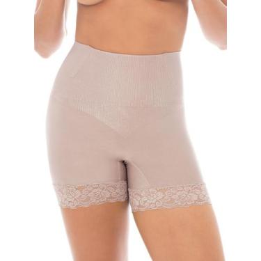 Imagem de Shorts Modelador Plié 60080 Feminino Francy Shades Microfibra T. P/GG,