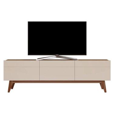 Imagem de Rack Bancada Classic 3 Gavetas 1.8 Off White Freijó Touch - Imcal