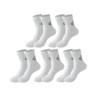 Imagem de Meias De Corrida Unissex De Cano Curto 2 Pares Com Sola Acolchoada Par