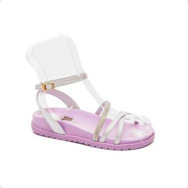 Imagem de Sandália Infantil Papete World Colors Lilás, Lilás, 28