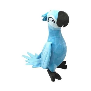 Imagem de Brinquedo De Pelúcia Papagaio Azul 30CM Do Filme Rio 2, Bonecos De Pás