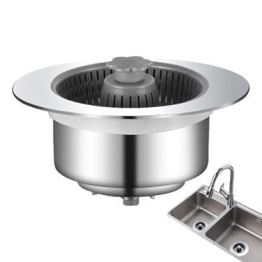 Imagem de Ralo De Cozinha Com Tampa - Cesto De Tampão Para Pia De Cozinha Com Eliminação De Odor E Alça Suave | Universal - Filtro Antiodor para Cabelo Restos de Comida Coletor de Resíduos para Casa