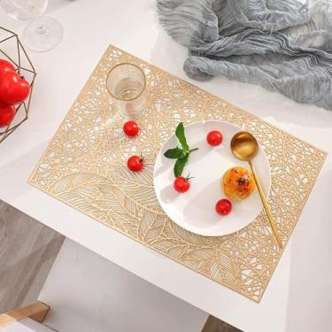 Imagem de Jogo americano de PVC com tema ocidental - Tapetes de mesa resistentes ao calor e fáceis de limpar para uso diário