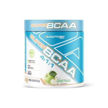 Imagem de Super BCAA Adaptogen Aminoácidos 100% natural 225g, Maça Verde