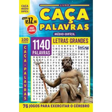 Imagem de Livro - Livro Caça-Palavras ed.105 - 100 págs.- Médio/Difícil