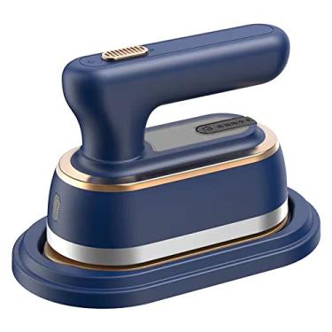 Imagem de Passador de vapor portátil para roupas doméstico 1200W alta potência Tanque água 120ml Umidificado e seco Alça rotativa Plugue US