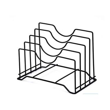 Imagem de Suporte para tampa de panela, organizador de tábuas de corte, bandeja de cozinha, panela, tampa da tampa