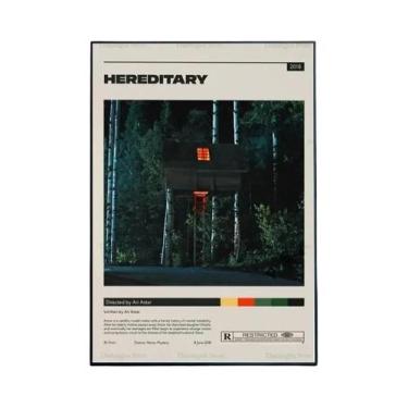 Imagem de Pôster De Arte De Parede De Filme De Terror Clássico Hereditário Minim